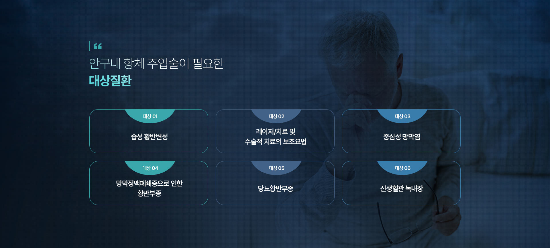 안구내 항체 주입술이 필요한 대상질환